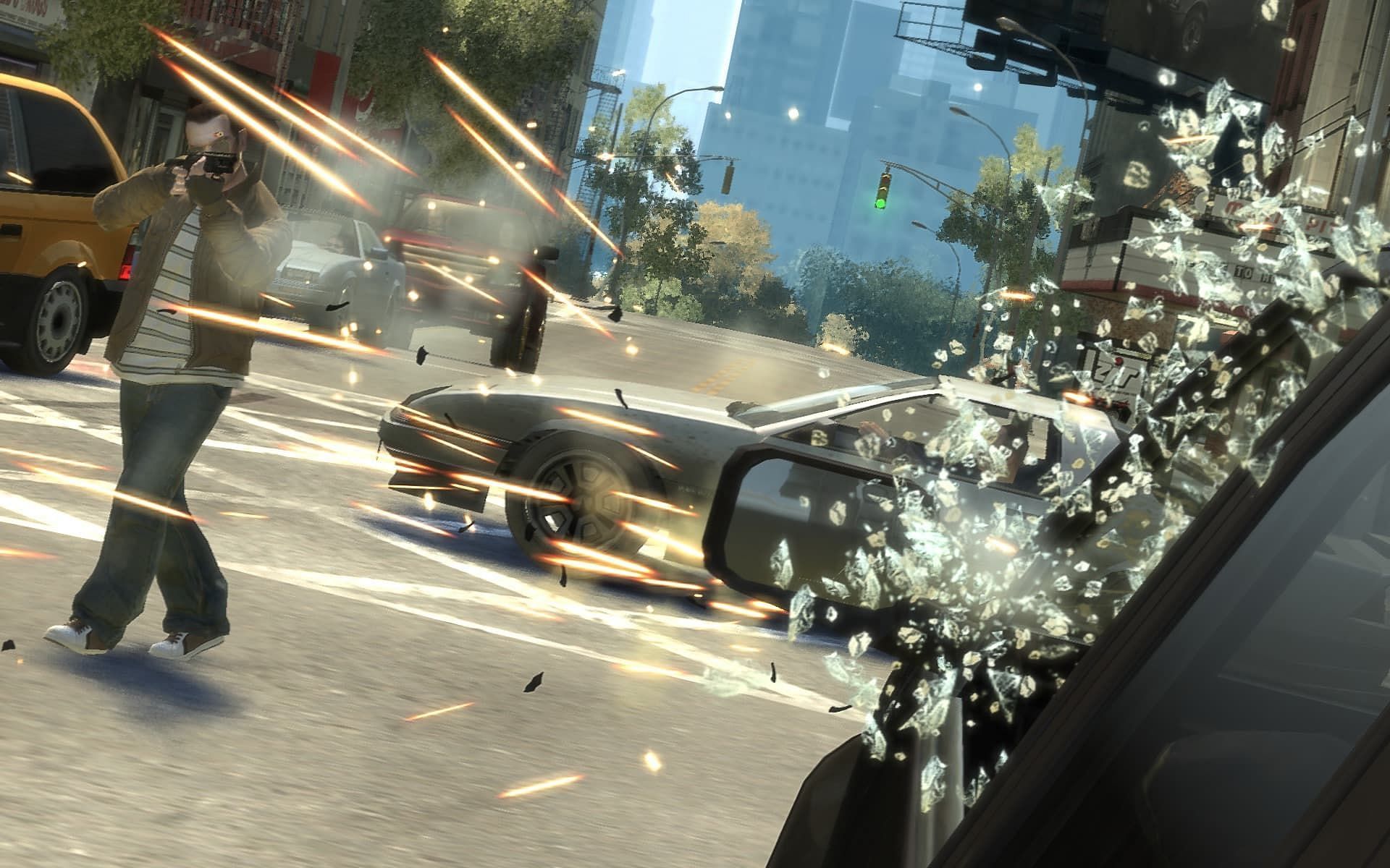 An official Grand Theft Auto 4 gameplay screenshot (Image via Rockstar Games)